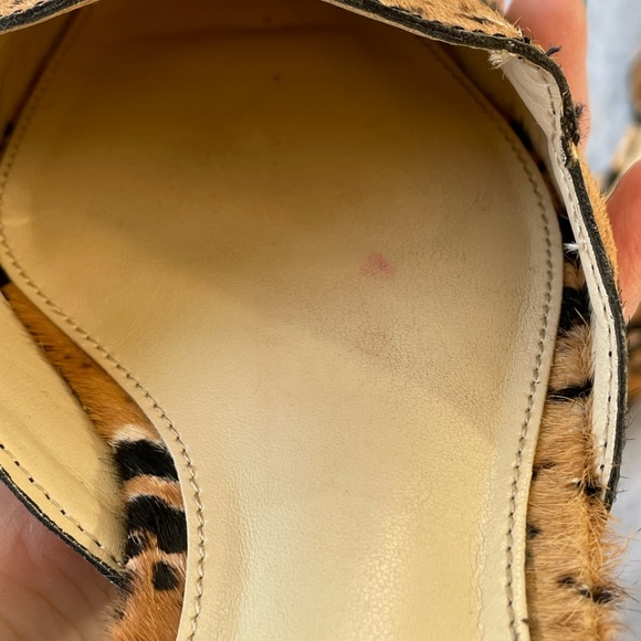 Vince Camuto Animal Print Cow Hair Flats - Picture 10 of 13